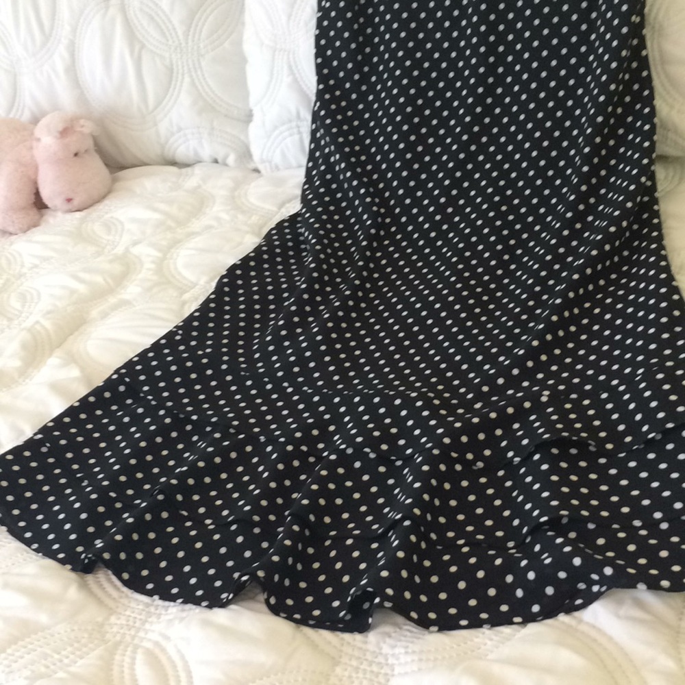 Polka Dot Drop Waist Dress - Picture 5 of 5